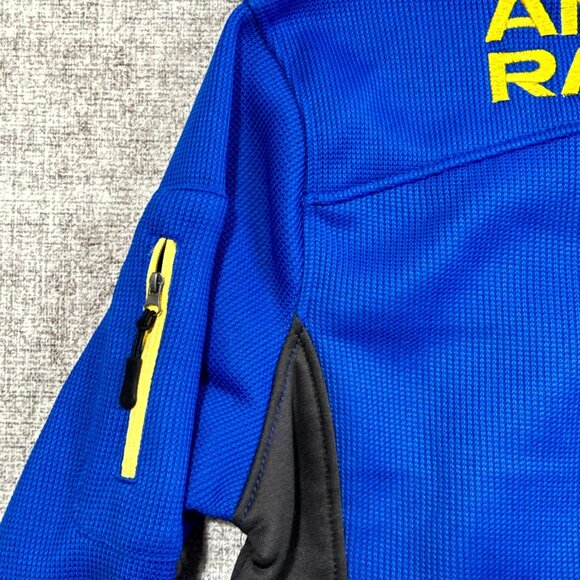 NWT Los Angeles Rams NFL Branded‎ Quarter Zip-Pullover Jacket-Royal Blue S - Picture 7 of 9
